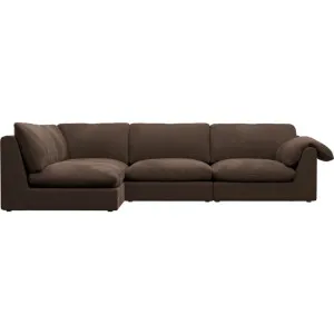 Ludlow Muse Chocolate Sofa - 4 Seater LAF Terminal by James Lane, a Sofas for sale on Style Sourcebook