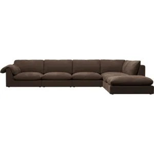 Ludlow Muse Chocolate Sofa - 6 Seater RAF Terminal by James Lane, a Sofas for sale on Style Sourcebook