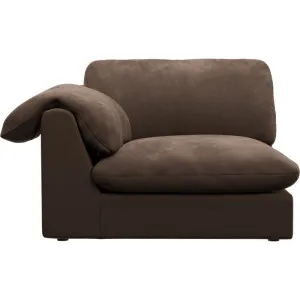 Ludlow Muse Chocolate Left Arm Facing Chair Module by James Lane, a Sofas for sale on Style Sourcebook