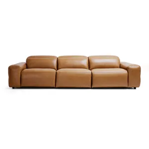 Hunter 4 Seat Recliner Sofa, Grange Saddle, by Lounge Lovers by Lounge Lovers, a Sofas for sale on Style Sourcebook