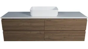 Ashton Vanity 1500mm Centre WG Basin SilkSurface AC Top Wall hung by Timberline, a Vanities for sale on Style Sourcebook