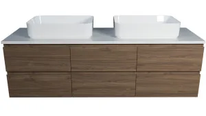 Ashton Vanity 1500mm Double WG Basins SilkSurface AC Top Wall hung by Timberline, a Vanities for sale on Style Sourcebook
