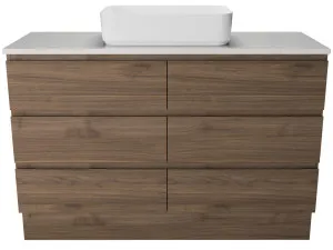 Ashton Vanity 1200mm Centre WG Basin SilkSurface AC Top Floor standing by Timberline, a Vanities for sale on Style Sourcebook