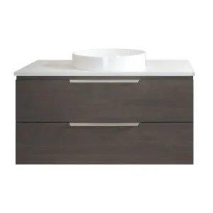 Ashton Vanity 900mm Centre WG Basin SilkSurface AC Top Wall hung by Timberline, a Vanities for sale on Style Sourcebook