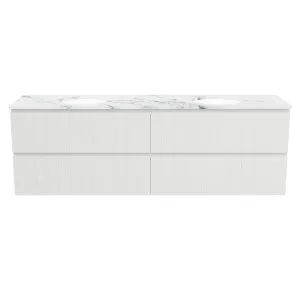 Henley Vanity 1800mm Double WG Basins SilkSurface UC Top Wall hung by Timberline, a Vanities for sale on Style Sourcebook