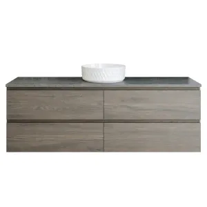 Nevada Plus Vanity 1500mm Centre WG Basin SilkSurface AC Top Wall hung by Timberline, a Vanities for sale on Style Sourcebook