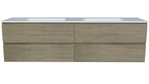 Nevada Plus Vanity 1800mm Double Bowl Stadium Top Wall hung by Timberline, a Vanities for sale on Style Sourcebook