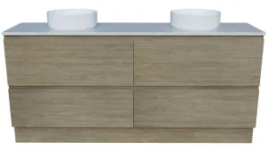 Nevada Plus Vanity 1800mm Double WG Basins SilkSurface AC Top Floor standing by Timberline, a Vanities for sale on Style Sourcebook