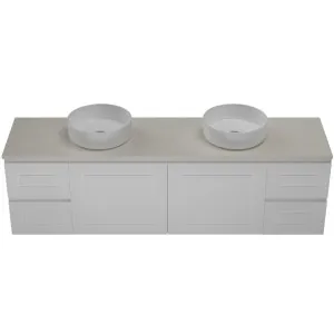 Nevada Classic Vanity 1800mm Centre WG Basin SilkSurface AC Top Wall hung by Timberline, a Vanities for sale on Style Sourcebook