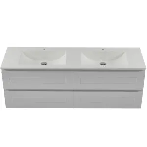 Nevada Plus Classic Vanity 1500mm Double Bowl Regal Top Wall hung by Timberline, a Vanities for sale on Style Sourcebook