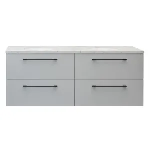 Oxbow Vanity 1500mm Double WG Basins SilkSurface UC Top Wall hung by Timberline, a Vanities for sale on Style Sourcebook