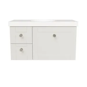 Victoria Vanity 900mm Centre WG Basin Freedom UC Top Wall hung by Timberline, a Vanities for sale on Style Sourcebook