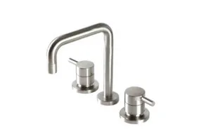Projix Basin Set Lf | Made From Brass In Brushed Nickel By Raymor by Raymor, a Bathroom Taps & Mixers for sale on Style Sourcebook