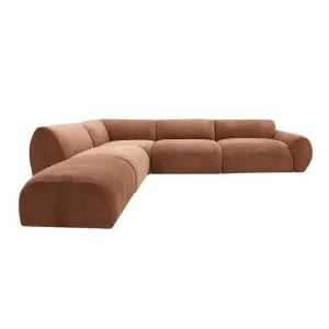 Malmo Muse Rust Sofa - 5 Seater LAF Terminal by James Lane, a Sofas for sale on Style Sourcebook