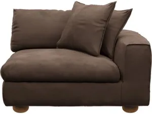 Tully Muse Chocolate Right Arm Facing Chair Module by James Lane, a Sofas for sale on Style Sourcebook