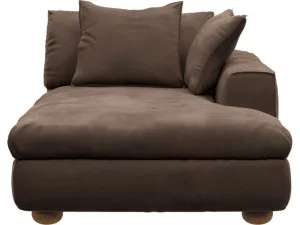 Tully Muse Chocolate Chaise Right Arm Facing Module by James Lane, a Sofas for sale on Style Sourcebook