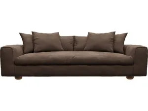 Tully Muse Chocolate Sofa - 3.5 Seater by James Lane, a Sofas for sale on Style Sourcebook