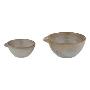 Francis Prep Bowls Set of 2 in Neutral by OZ Design, a Bowls for sale on Style Sourcebook