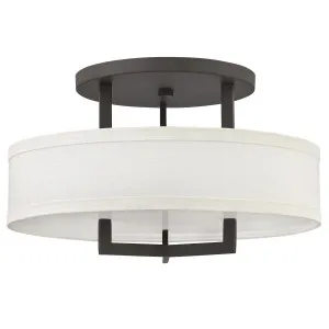 Hinkley Hampton Medium Semi-Flush Mount Buckeye Bronze by Hinkley, a Lighting for sale on Style Sourcebook