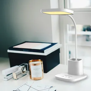 Vencha Penchi CCT LED Desk Lamp White by Vencha, a Lamps for sale on Style Sourcebook