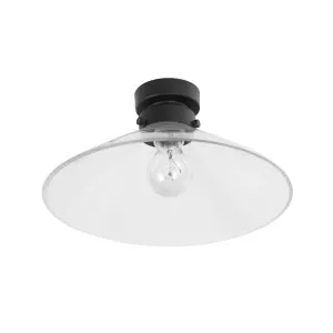 CLA Large Cone DIY Batten Fitting (B22) - Black & Clear by Compact Lamps Australia, a Lighting for sale on Style Sourcebook