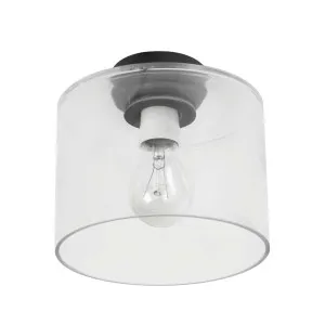 CLA Oblong DIY Batten Fitting (B22) - Black & Clear by Compact Lamps Australia, a Lighting for sale on Style Sourcebook