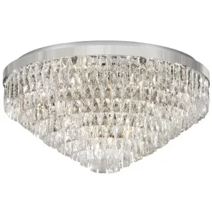 Eglo Valparaiso 16 Light Crystal CTC - Chrome by Eglo, a Lighting for sale on Style Sourcebook
