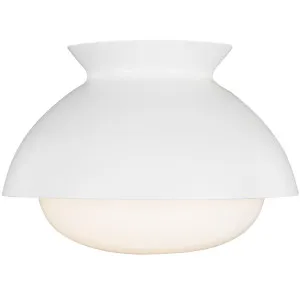 Aerin Lucerne Flush Mount by Visual Comfort Studio Matte White by Visual Comfort & Co - Studio, a Lighting for sale on Style Sourcebook
