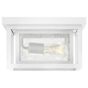Hinkley Republic Small Exterior Flush Mount Textured White by Hinkley, a Lighting for sale on Style Sourcebook