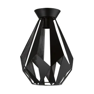Eglo Carlton 1 DIY Batten Light Black and Silver by Eglo, a Lighting for sale on Style Sourcebook