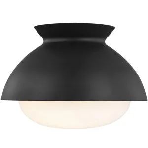 Aerin Lucerne Flush Mount by Visual Comfort Studio Midnight Black by Visual Comfort & Co - Studio, a Lighting for sale on Style Sourcebook