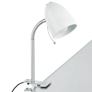 Eglo Lara Clamp Light White by Eglo, a Lamps for sale on Style Sourcebook