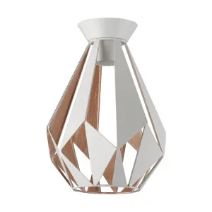 Eglo Carlton 1 DIY Batten Light White and Honey Gold by Eglo, a Lighting for sale on Style Sourcebook