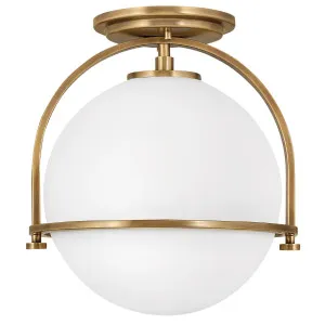 Hinkley Somerset Small Semi-Flush Mount Heritage Brass by Hinkley, a Lighting for sale on Style Sourcebook