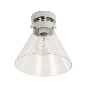 CLA Small Cone DIY Batten Fitting (B22) Chrome & Clear by Compact Lamps Australia, a Lighting for sale on Style Sourcebook