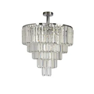 Fiorentino Karina 10 Light Crystal CTC Light (E14) Chrome by Fiorentino, a Lighting for sale on Style Sourcebook