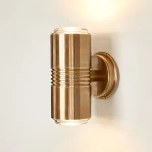 Primrose Outdoor Wall Light Antique Brass by Florabelle Living, a Lighting for sale on Style Sourcebook