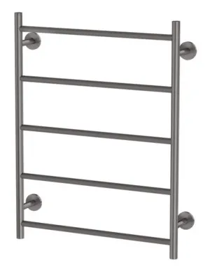 Radii Heated Towel Ladder 550 X 740mm Round Plate In Brushed Carbon By Phoenix by PHOENIX, a Bathroom Accessories for sale on Style Sourcebook