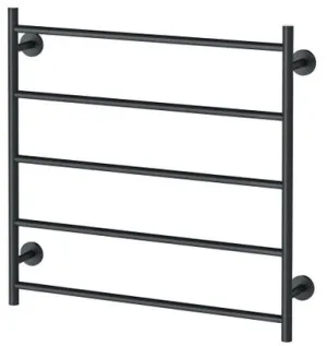 Radii Heated Towel Ladder 750mm X 740mm In Matte Black By Phoenix by PHOENIX, a Bathroom Accessories for sale on Style Sourcebook