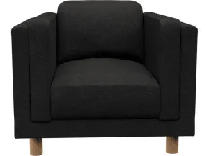 Hayes California Charcoal Armchair by James Lane, a Chairs for sale on Style Sourcebook