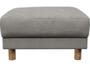 Hayes Isla Soft Grey Ottoman by James Lane, a Ottomans for sale on Style Sourcebook