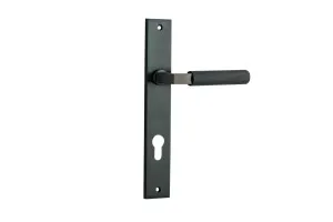 Brunswick Lever - Rectangular - Signature Brass - Entrance by Iver, a Door Hardware for sale on Style Sourcebook