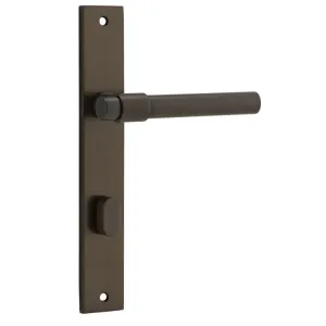 Helsinki Lever - Rectangular - Signature Brass - Privacy by Iver, a Door Hardware for sale on Style Sourcebook