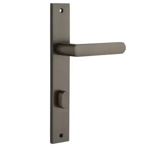 Osaka Lever - Rectangular - Signature Brass - Privacy by Iver, a Door Hardware for sale on Style Sourcebook