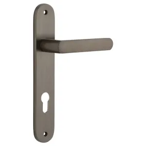 Osaka Lever - Oval - Signature Brass - Entrance by Iver, a Door Hardware for sale on Style Sourcebook