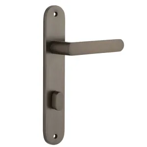 Osaka Lever - Oval - Signature Brass - Privacy by Iver, a Door Hardware for sale on Style Sourcebook