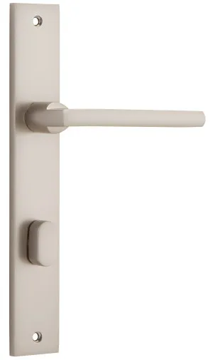 Baltimore Lever - Rectangular - Satin Nickel - Privacy by Iver, a Door Hardware for sale on Style Sourcebook