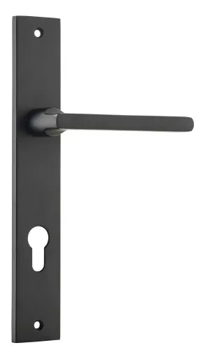 Baltimore Lever - Rectangular - Matt Black - Entrance by Iver, a Door Hardware for sale on Style Sourcebook