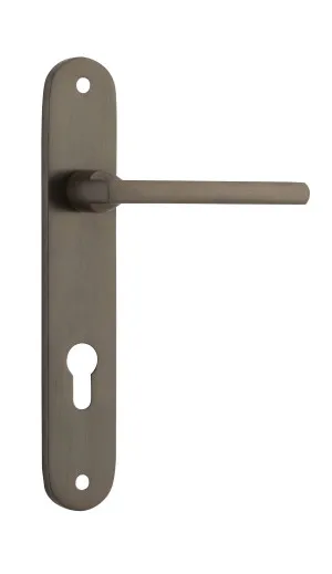 Baltimore Lever - Oval - Signature Brass - Entrance by Iver, a Door Hardware for sale on Style Sourcebook