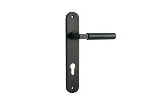 Berlin Lever - Oval - Signature Brass - Entrance by Iver, a Door Hardware for sale on Style Sourcebook